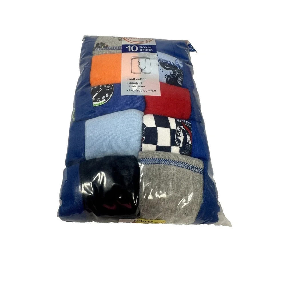 WONDER NATION boys underwear boxer briefs 10 pack SIZE XXL 2XL 18‎